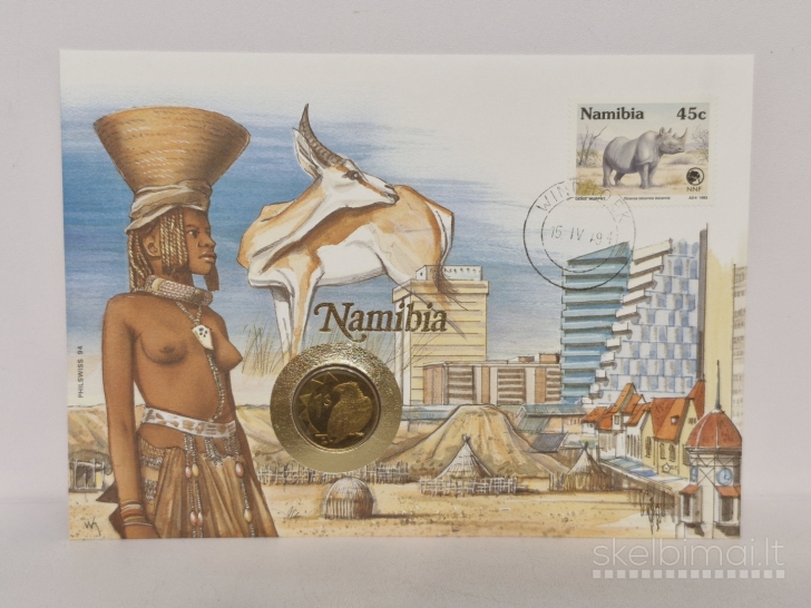 Namibija 1 doleris, 1993 KM# 4 Numizmatiniame voke