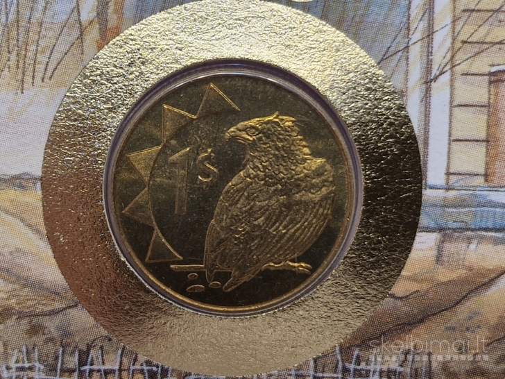 Namibija 1 doleris, 1993 KM# 4 Numizmatiniame voke