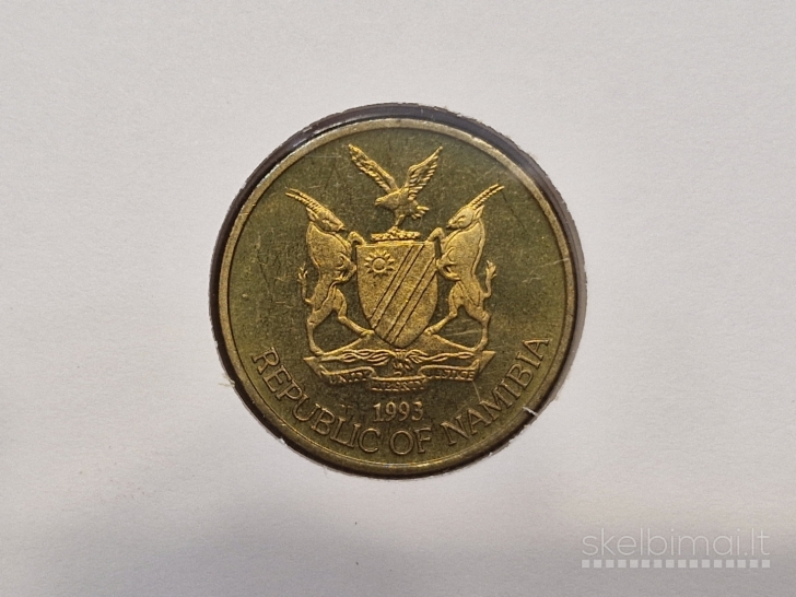 Namibija 1 doleris, 1993 KM# 4 Numizmatiniame voke
