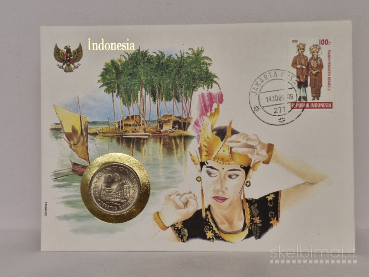 Indonezija 100 rupijų, 1978 KM# 42 Miškininkystė