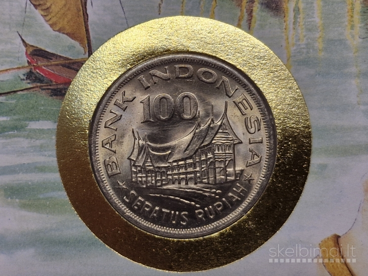 Indonezija 100 rupijų, 1978 KM# 42 Miškininkystė