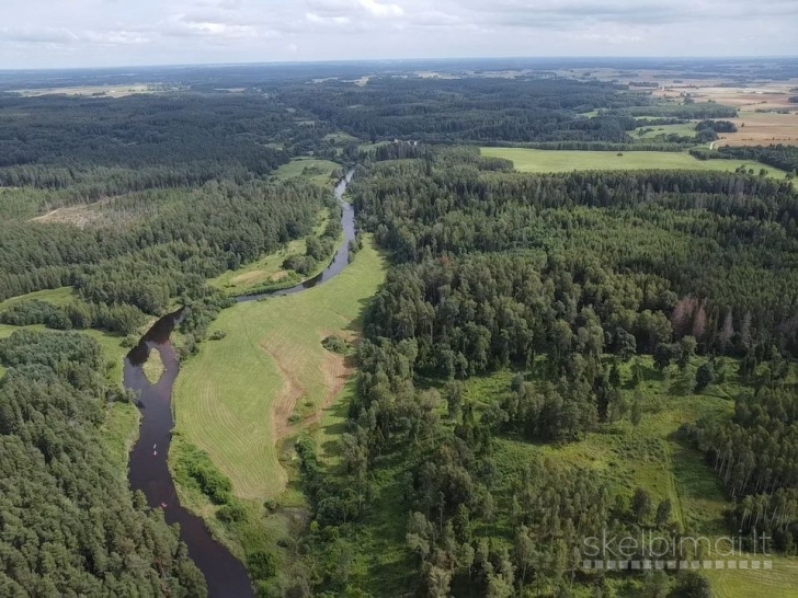 Žemės ūkio paskirties 6.57 ha su mišku Anykščių r.