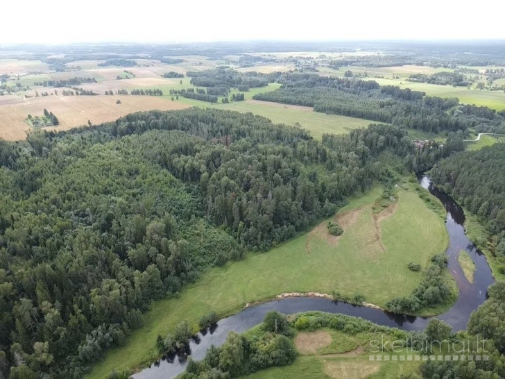 Žemės ūkio paskirties 6.57 ha su mišku Anykščių r.