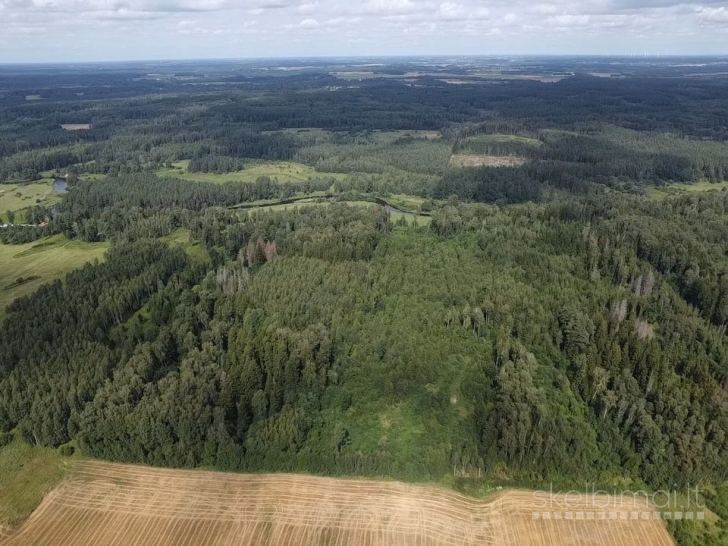 Žemės ūkio paskirties 6.57 ha su mišku Anykščių r.