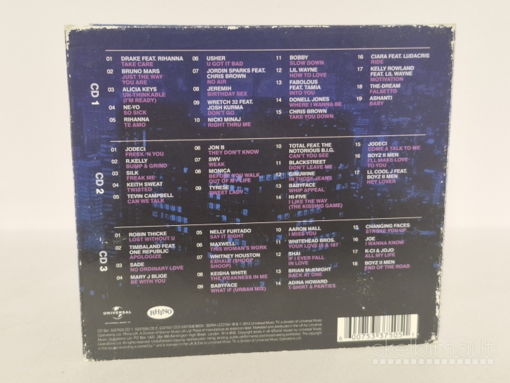 Trigubas audio CD Various ‎– R&B Slowjamz