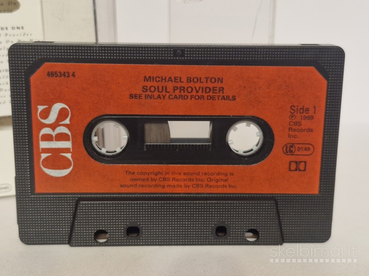 Audio kasetė Michael Bolton – Soul Provider