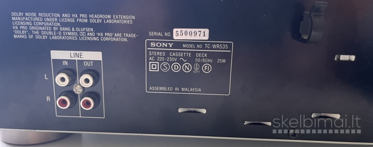 Sony TC-WR535