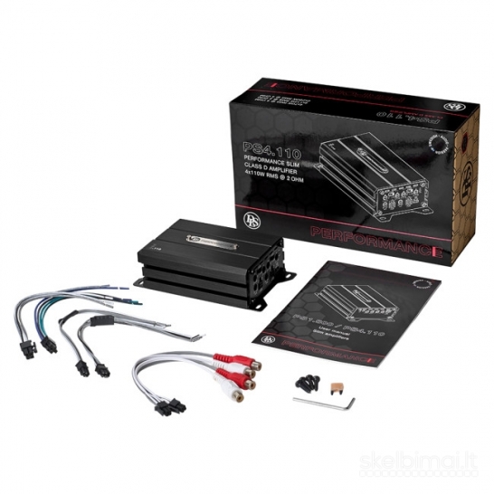 DLS Performance Slim PS4.110 automobilio garso stiprintuvas