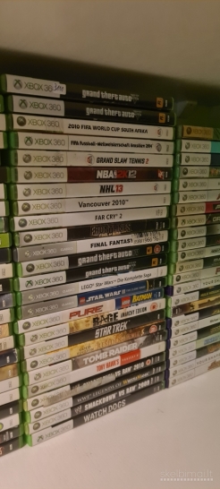 Xbox One žaidimai, Xbox 360 originalūs žaidimai. Xbox 360 RGH žaidimų įkėlimas