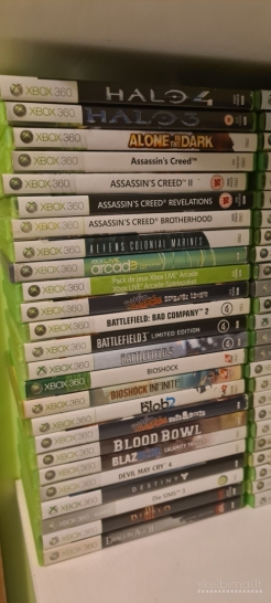 Xbox One žaidimai, Xbox 360 originalūs žaidimai. Xbox 360 RGH žaidimų įkėlimas