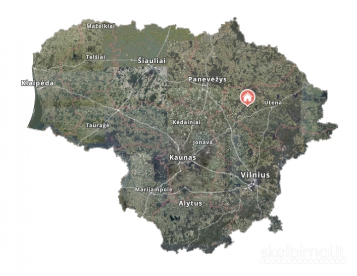 Parduodamas sodo namelis su dviem sklypais Anykščių r., Liudiškių k.