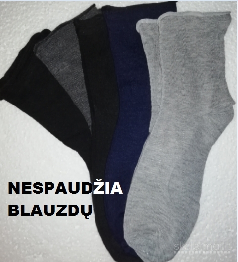 Vyriškos kojinės nespaudžiančios blauzdų