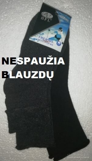 Vyriškos kojinės nespaudžiančios blauzdų