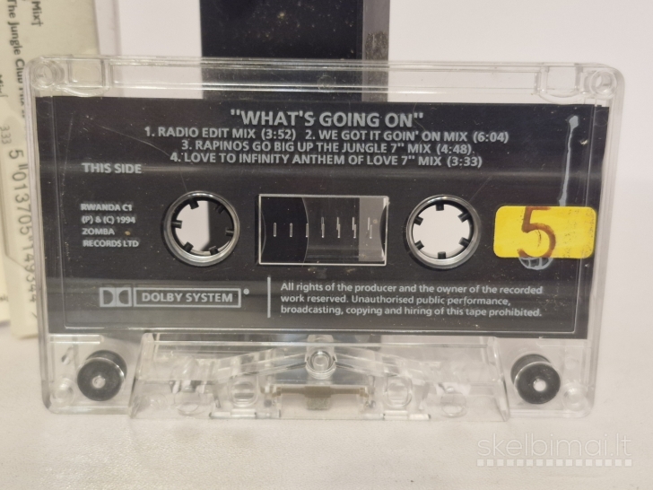 Audio kasetė MC Music Relief '94 – What's Going On