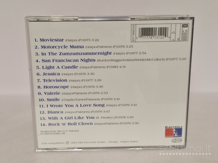 Audio CD Harpo – Moviestar Greatest Hits