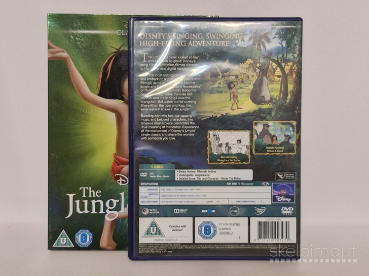 DVD animacinis Disney Classics filmas The Jungle Book