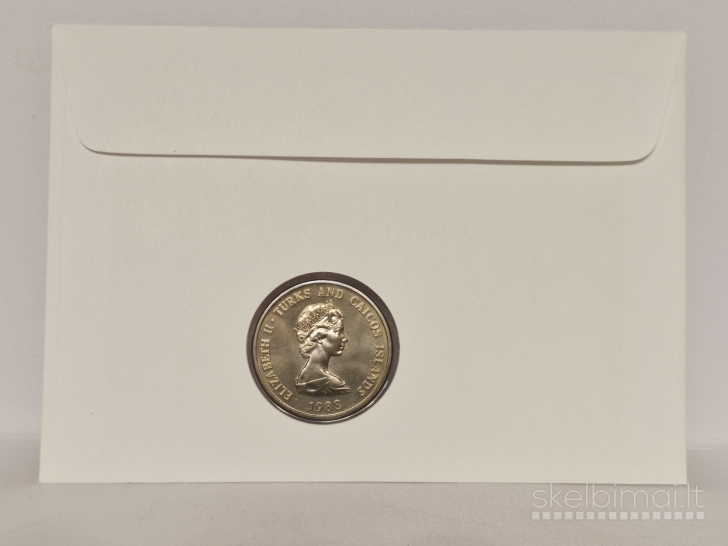 Terkso ir Kaikoso Salos 1 krona, 1988 KM# 64 voke