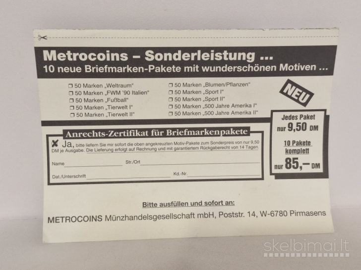 SSRS 5 monetų rinkinys