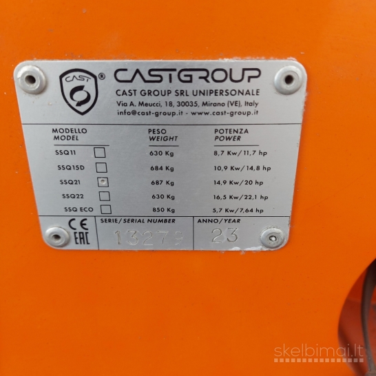 CASTLOADERS SSQ21HF, mini krautuvas
