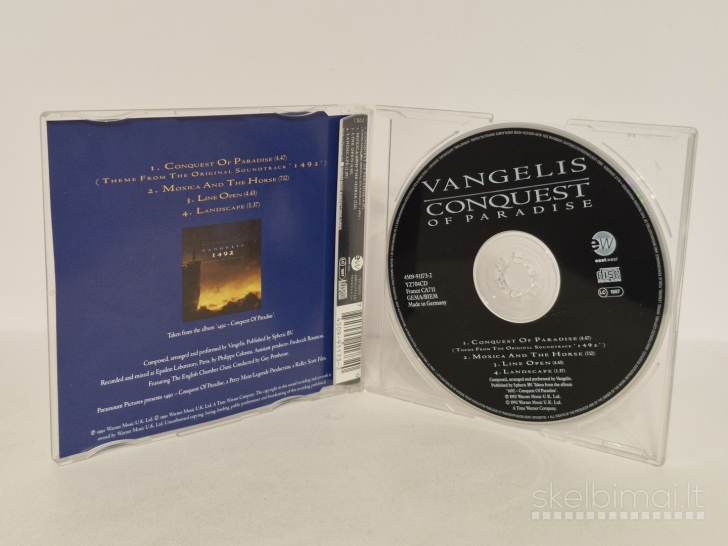 Audio CD single Vangelis – Conquest Of Paradise