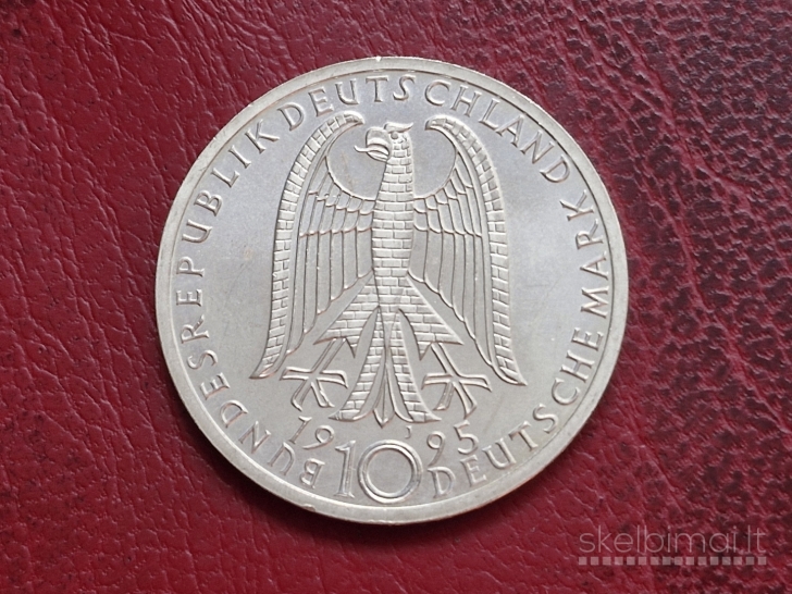 Vokietija 10 markių, 1995 KM# 185 AG Taikos