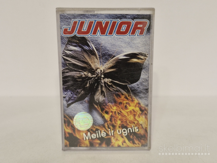 Audio kasetė MC Junior ‎– Meilė Ir Ugnis