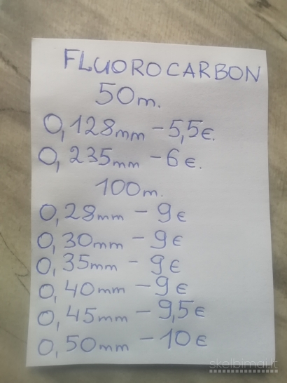 PINTAS VALAS + FLUOROCARBONAS