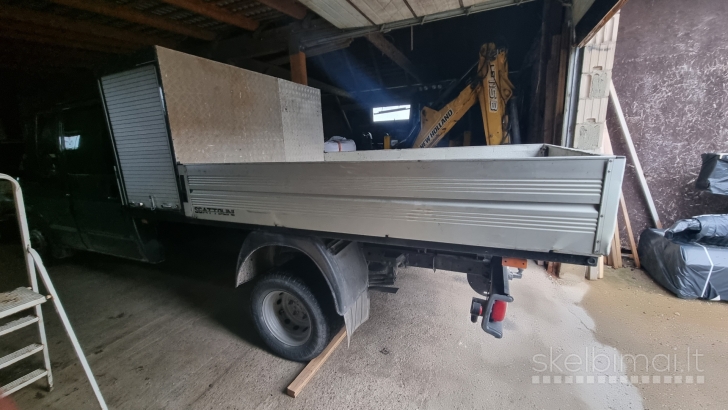 Ford Transit, dviguba kabina, daiktadėžės, bortinis, 3.2 l
