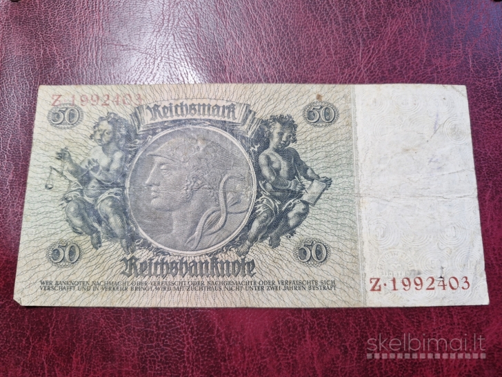 50 Reichsmark 1933.03.30 Vokietija P-182a