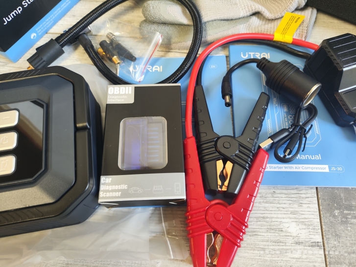 Naujas Utrai JS 30 Automobilio užvedėjas būsteris kompresorius + OBD diagnostika