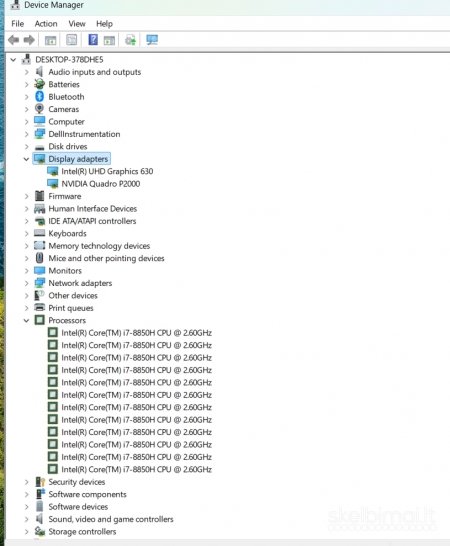 Dell Precision 5530, Quadro P2000, Workstation