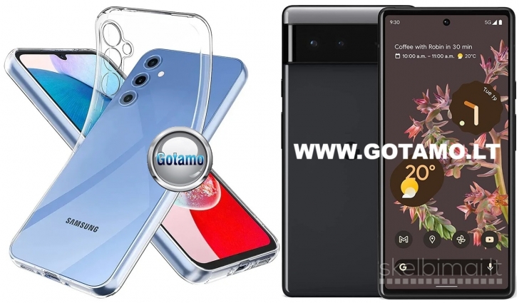 256 Skin silikoninis dėklas 1MM storio Google Pixel 6 telefonui