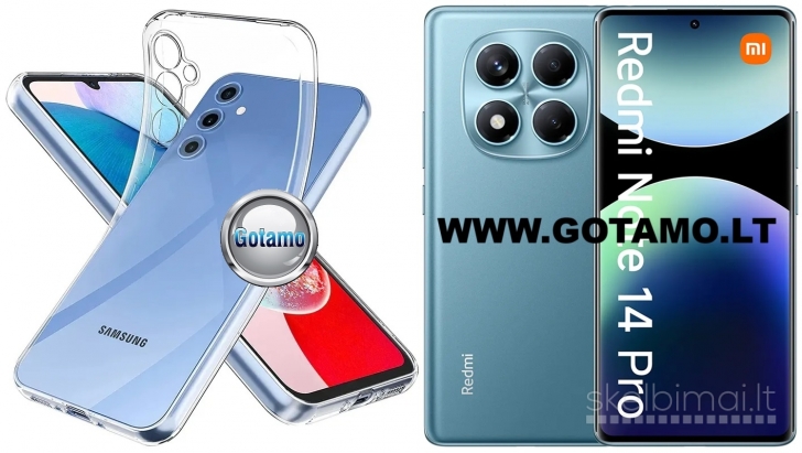 264 Skin silikoninis dėklas 1MM storio Xiaomi Redmi Note 14 Pro 4G telefonui