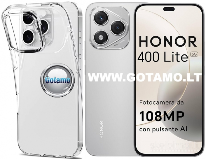 269 Skin silikoninis dėklas 2MM storio Honor 400 Lite telefonui
