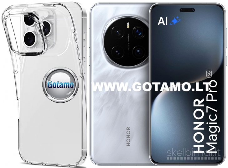 270 Skin silikoninis dėklas 2MM storio Honor Magic 7 Pro telefonui