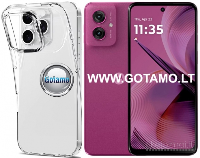 271 Skin silikoninis dėklas 2MM storio Motorola Moto G54, G55, G64 telefonams