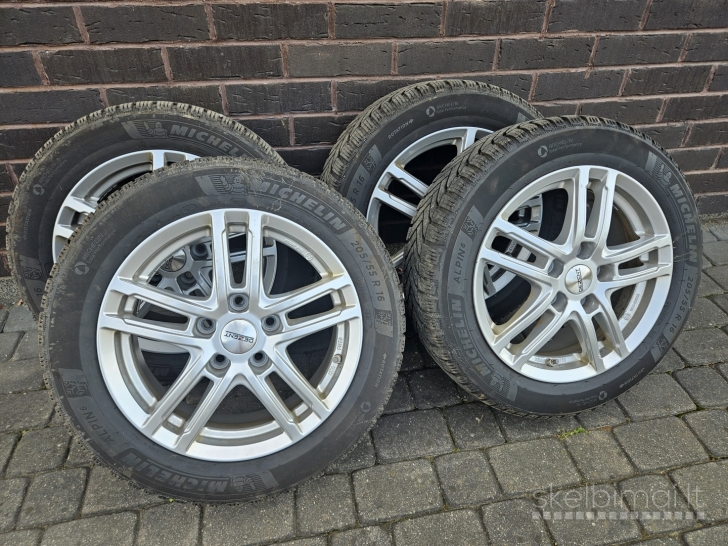 Michelin Alpin 6, 8mm, 4vnt, su diskais