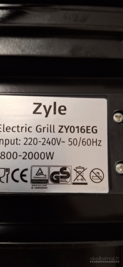 Elektrinis grilius Zyle Zy016EG