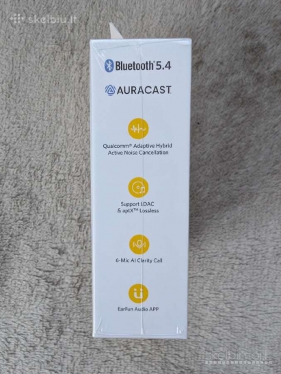 Naujos Earfun Air Pro 4 wireless earbuds 