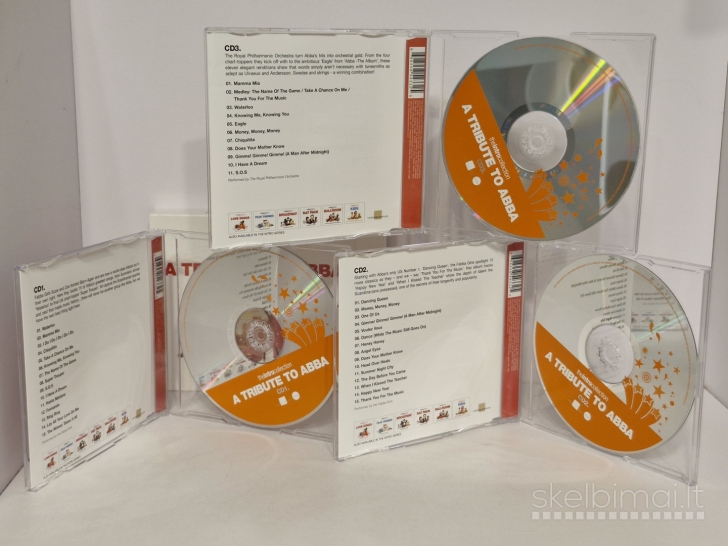 3CD audio rinkinys A Tribute to Abba