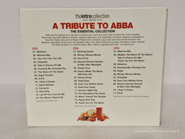 3CD audio rinkinys A Tribute to Abba