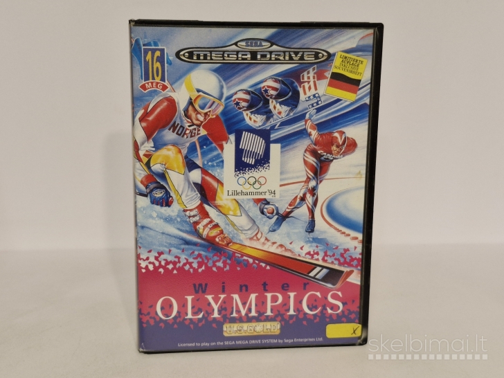 Žaidimas Winter Olympics: Lillehammer 94 PAL Sega Mega Drive
