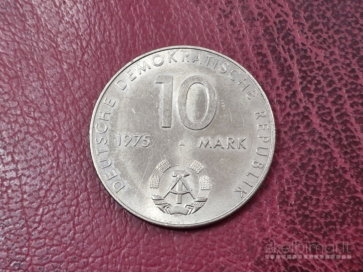 Vokietija - VDR 10 markių, 1975 KM# 58 Varšuvos
