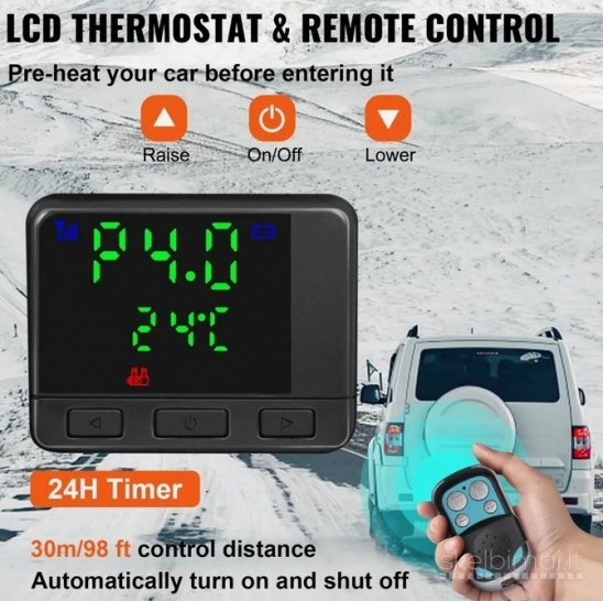 8 kW dyzelinis autonominis šildytuvas, webasto