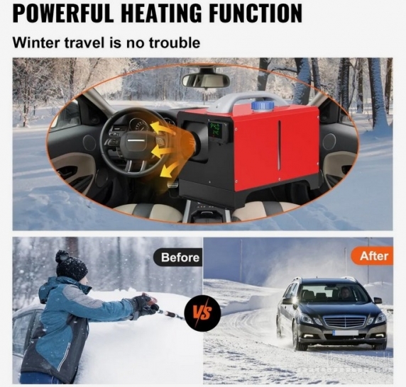 8 kW dyzelinis autonominis šildytuvas, webasto