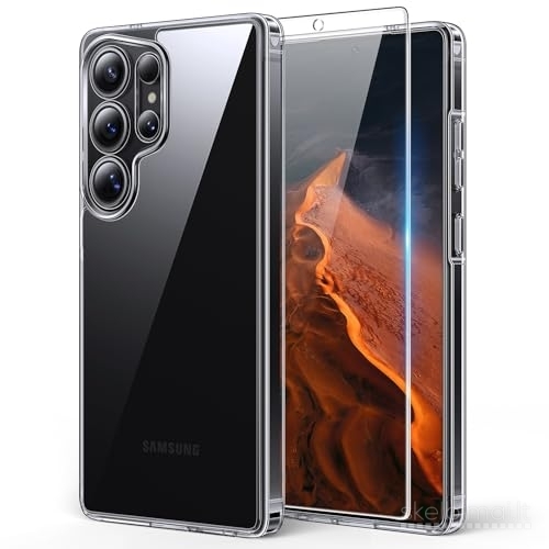 Samsung Galaxy S25 Ultra dekliukas + 2 apsauginiai stikliukai, skaidrus