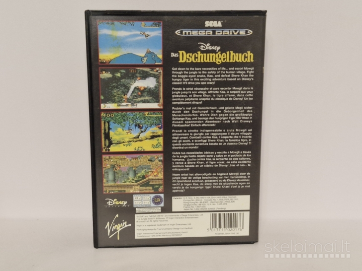 Žaidimas Das Dschungelbuch PAL Sega Mega Drive
