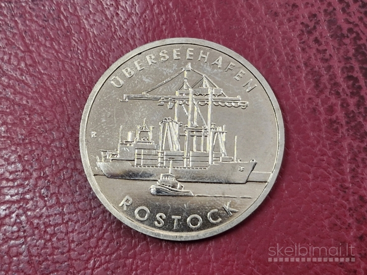 Vokietija - VDR 5 markės, 1988 KM# 121 Rostok
