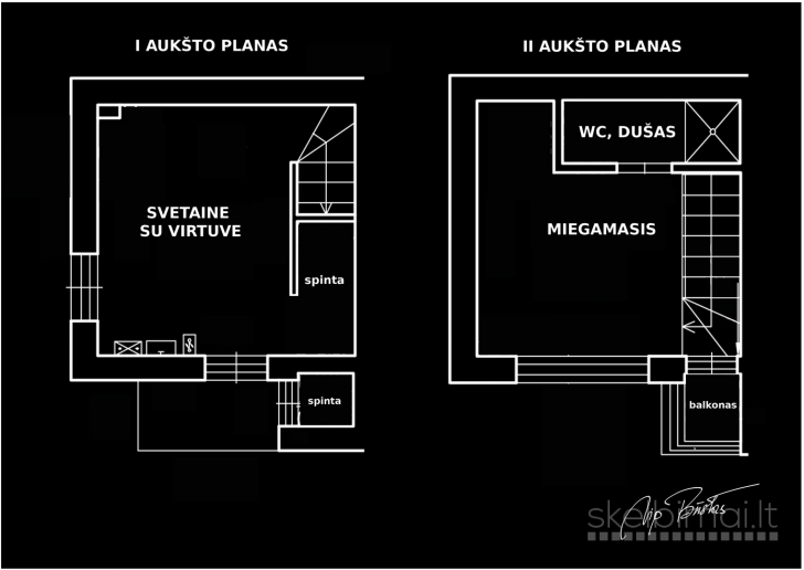 PARDUODAMAS MODERNIAI ĮRENGTAS, JAUKUS BUTAS ŽALIAKALNYJE, KALNIEČIŲ G.