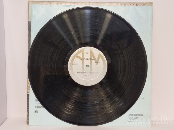 LP plokštelė Joan Armatrading ‎– To The Limit